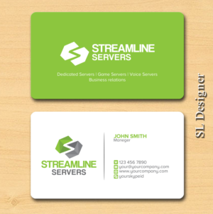 Diseño de Tarjeta de Presentación por SL Designer para Streamline Servers Limited | Diseño: #11899074