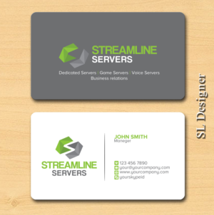 Diseño de Tarjeta de Presentación por SL Designer para Streamline Servers Limited | Diseño: #11899075