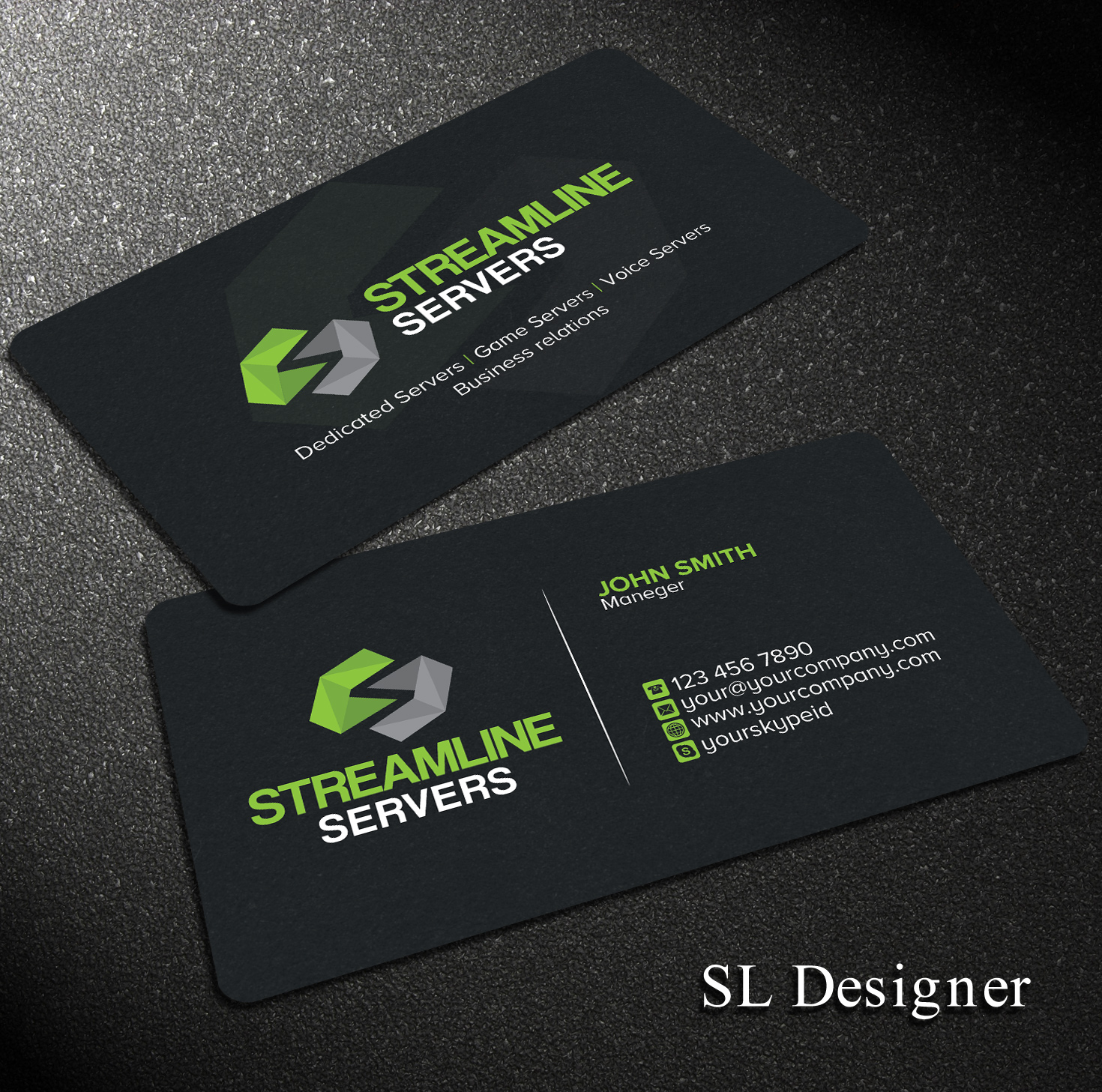 Visitenkarten-Design von SL Designer für Streamline Servers Limited | Design #11899078