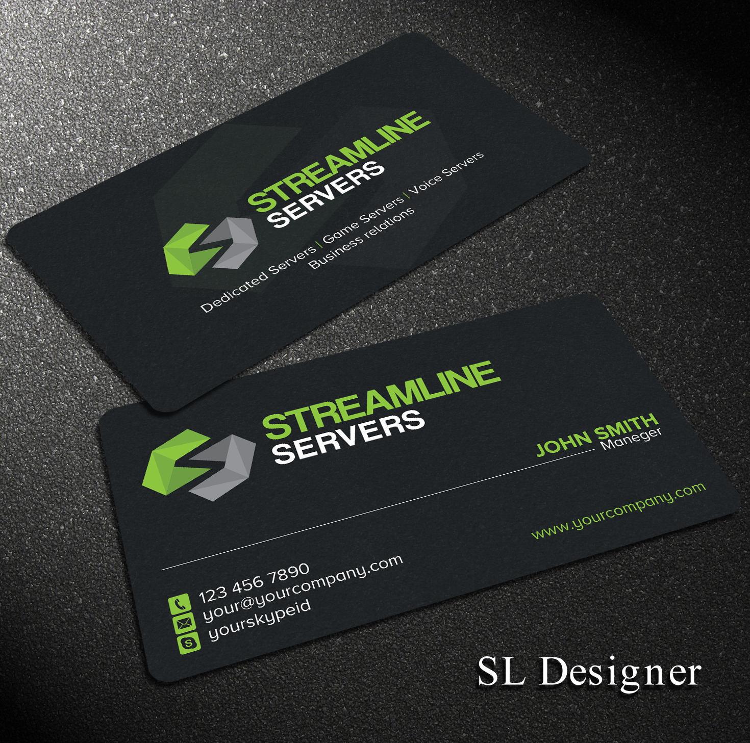 Diseño de Tarjeta de Presentación por SL Designer para Streamline Servers Limited | Diseño #11899080