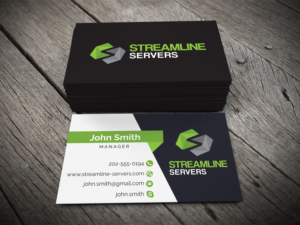 Business Card Design by alhemique1 for Streamline Servers Limited | Design: #11905640