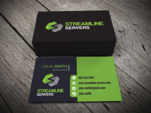 Business Card Design by alhemique1 for Streamline Servers Limited | Design: #11905642