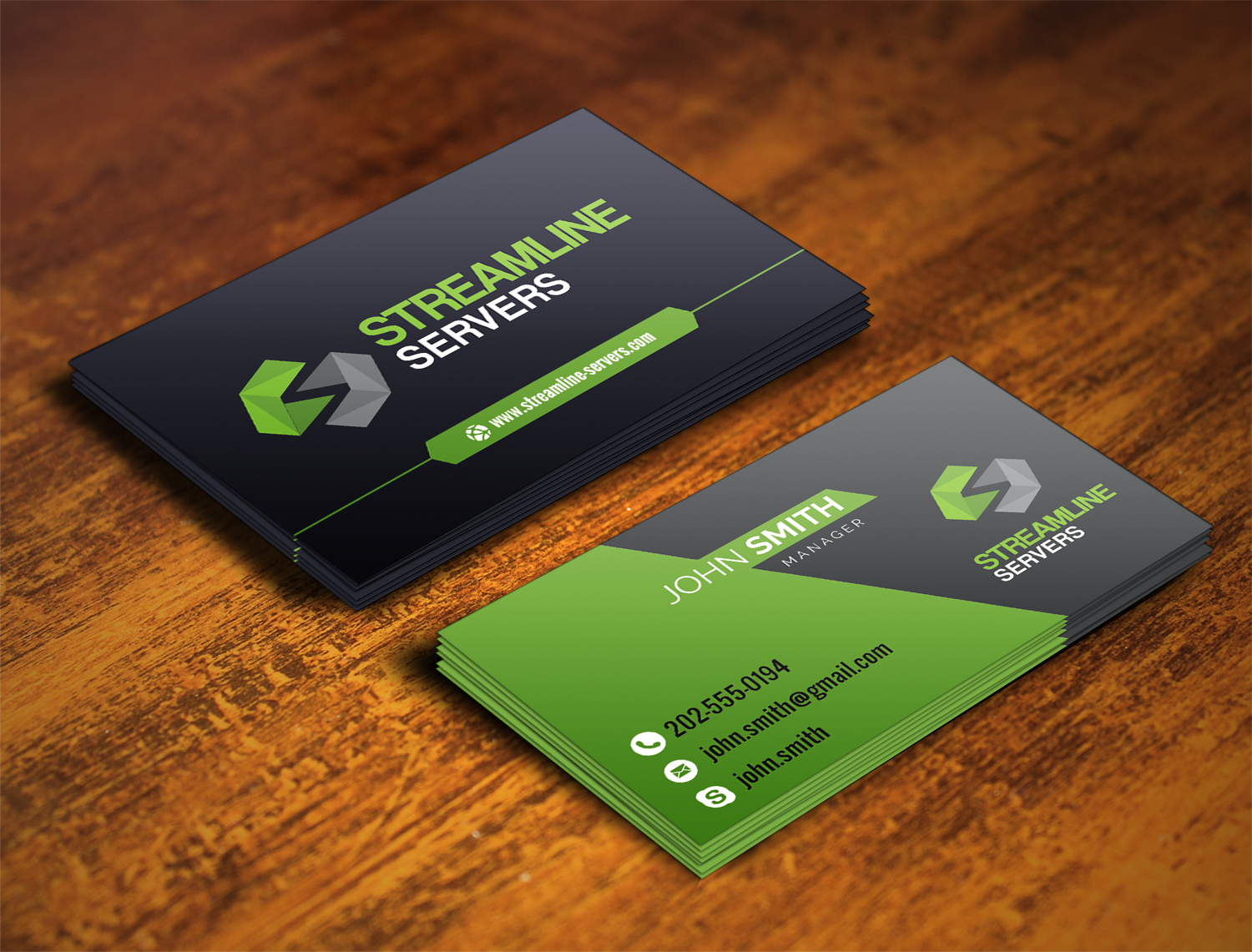 Diseño de Tarjeta de Presentación por alhemique1 para Streamline Servers Limited | Diseño #11905645