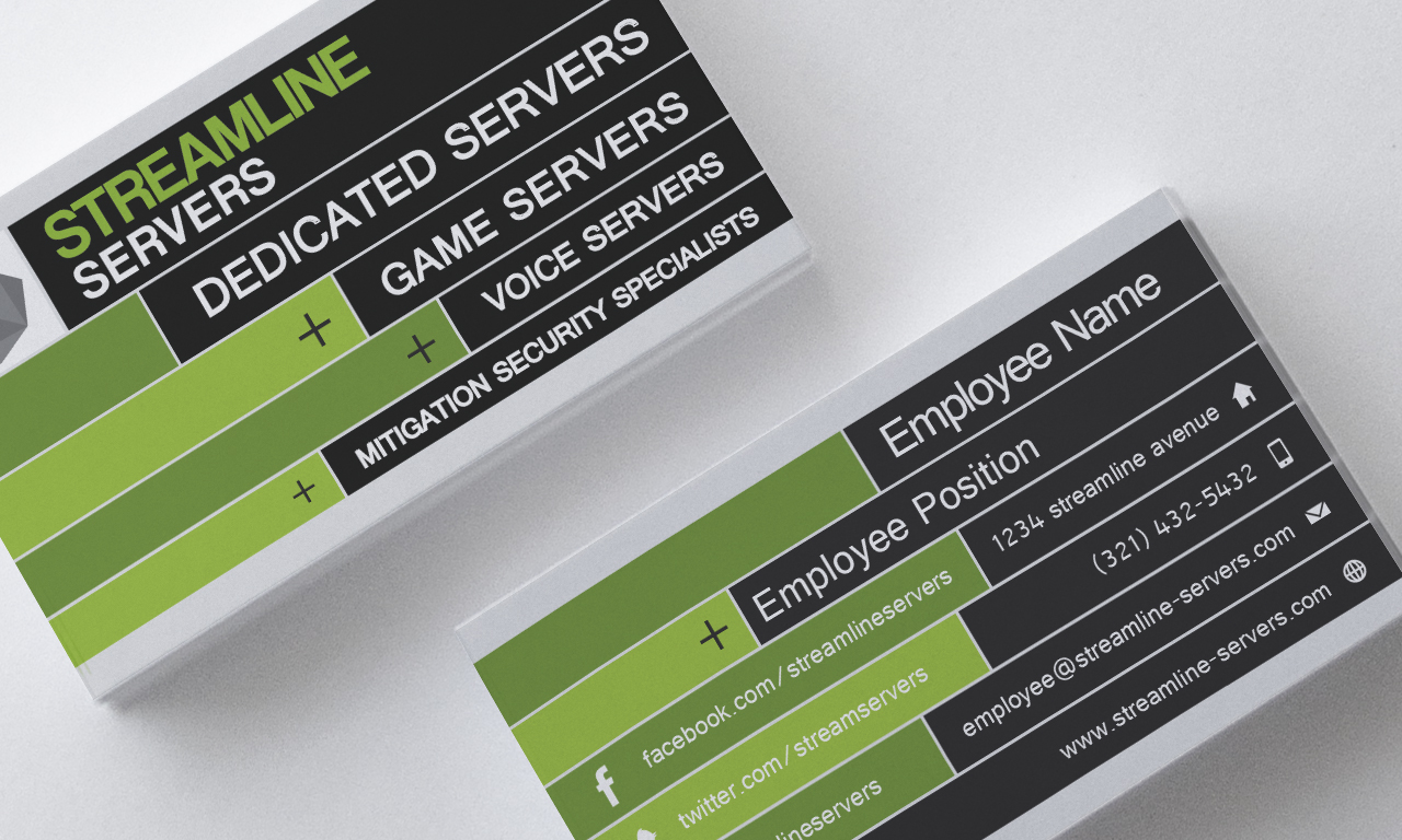 Business Card Design by PBGrafix for Streamline Servers Limited | Design #11985515