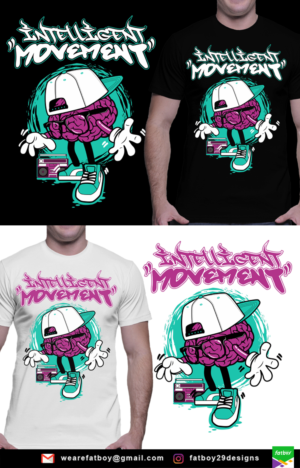 Bboy - Hip Hop - Intelligent Movement | T-Shirt-Design von Fatboy Graphic