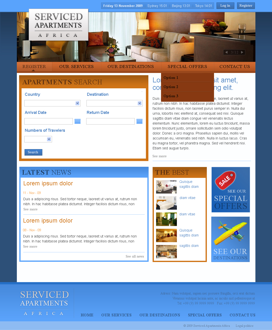 Web Design by Dayiskuan for DesignCrowd | Design #27656
