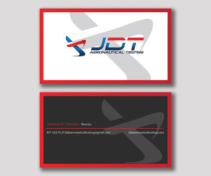 Business Card Design by ankurvats for JDT Aeronautical Testing | Design: #11906211