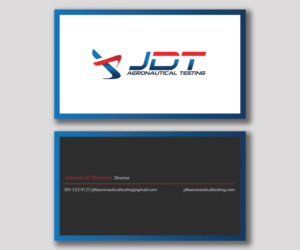 Business Card Design by ankurvats for JDT Aeronautical Testing | Design: #11906212