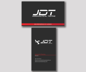 Business Card Design by ankurvats for JDT Aeronautical Testing | Design: #11906216