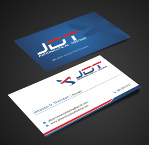 Business Card Design by SKYdesign for JDT Aeronautical Testing | Design: #11909318