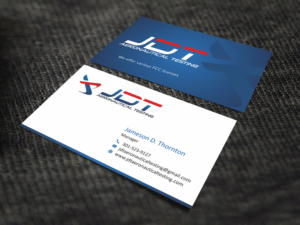 Business Card Design by SKYdesign for JDT Aeronautical Testing | Design: #11909324