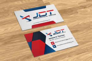 Diseño de Tarjeta de Presentación por Black Stallions Impressive Solutions para JDT Aeronautical Testing | Diseño #11999744