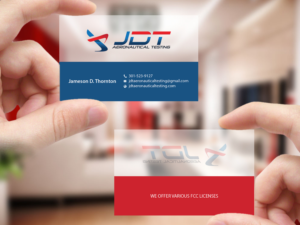 Visitenkarten-Design von Creations Box 2015 für JDT Aeronautical Testing | Design: #11911397