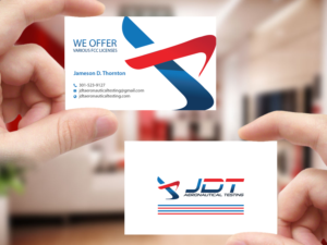 Visitenkarten-Design von Creations Box 2015 für JDT Aeronautical Testing | Design: #11911408
