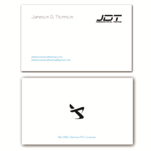 Business Card Design by Amy_Em for JDT Aeronautical Testing | Design: #11920963