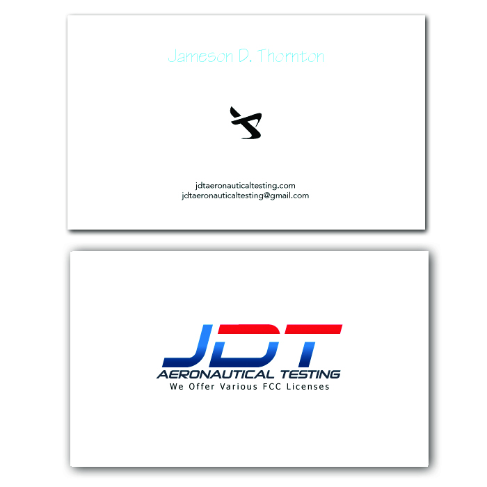 Business Card Design by Amy_Em for JDT Aeronautical Testing | Design #11920973