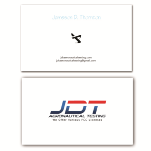 Business Card Design by Amy_Em for JDT Aeronautical Testing | Design: #11920973