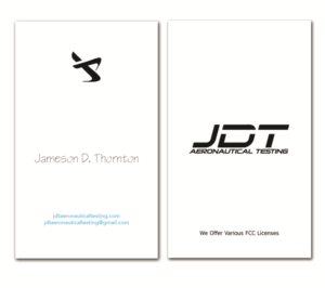 Business Card Design by Amy_Em for JDT Aeronautical Testing | Design: #11920990