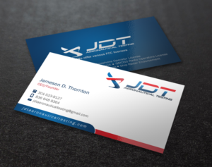 Business Card Design by Brand aid for JDT Aeronautical Testing | Design: #11932083
