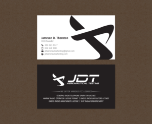 Business Card Design by chandrayaan.creative for JDT Aeronautical Testing | Design: #11918436