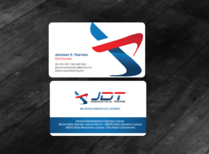 Business Card Design by chandrayaan.creative for JDT Aeronautical Testing | Design: #11939004