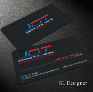 Business Card Design by SL Designer for JDT Aeronautical Testing | Design: #11904535