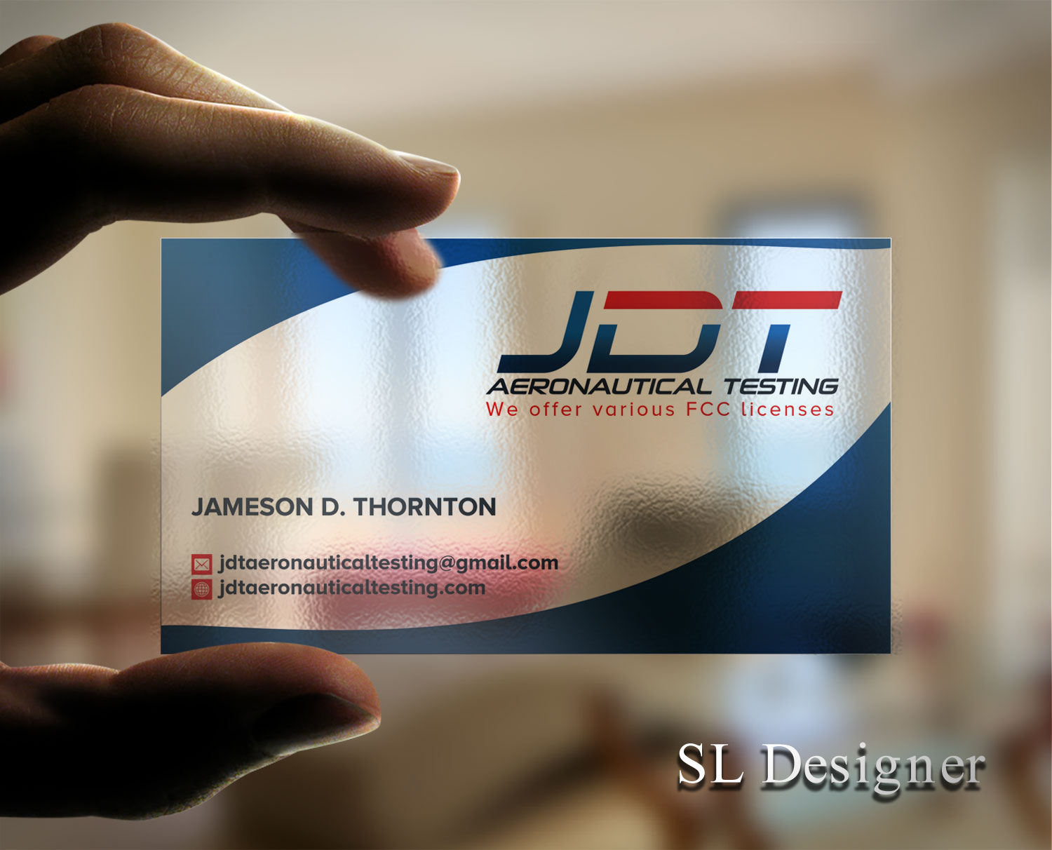 Business Card Design by SL Designer for JDT Aeronautical Testing | Design #11958658