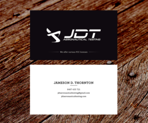 Diseño de Tarjeta de Presentación por SS_Designs para JDT Aeronautical Testing | Diseño #11958012