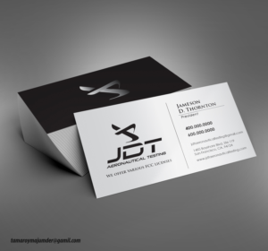 Business Card Design by Tama R.M for JDT Aeronautical Testing | Design: #11933174