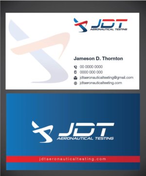 Business Card Design by Isnah Logo for JDT Aeronautical Testing | Design: #11909442