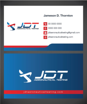 Business Card Design by Isnah Logo for JDT Aeronautical Testing | Design: #11909443