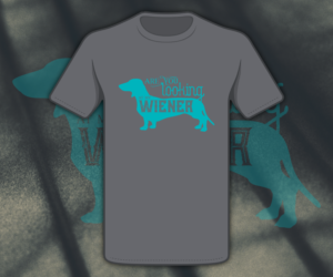 Dachshund Rescue Fundraiser Funny Shirt Design | Diseño de Camiseta por nreimer
