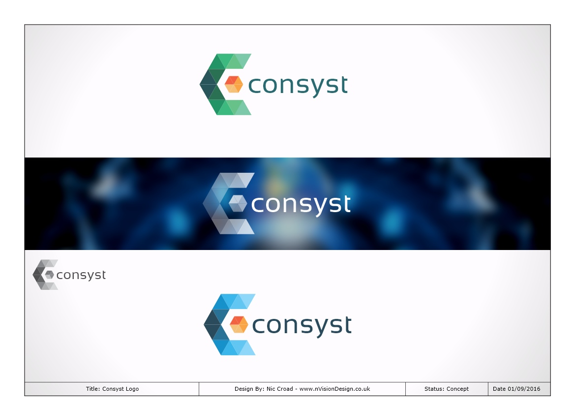 Logo Design by nvisiondesign.co.uk for Consyst Limited | Design #11937999