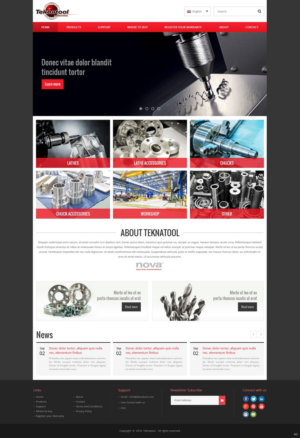 Wordpress Design by pb for Teknatool USA Inc  | Design: #11952833