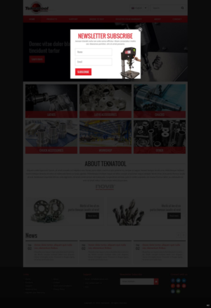 Wordpress Design by pb for Teknatool USA Inc  | Design: #11952836