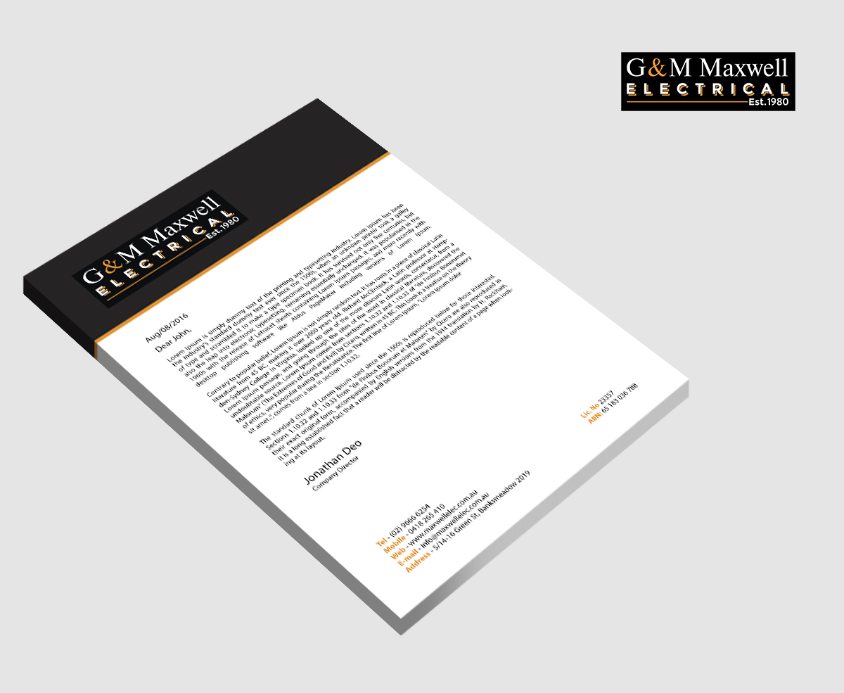 Diseño de Membrete por Sarmishtha Chattopadhyay_loginchange para este proyecto | Diseño #11908489