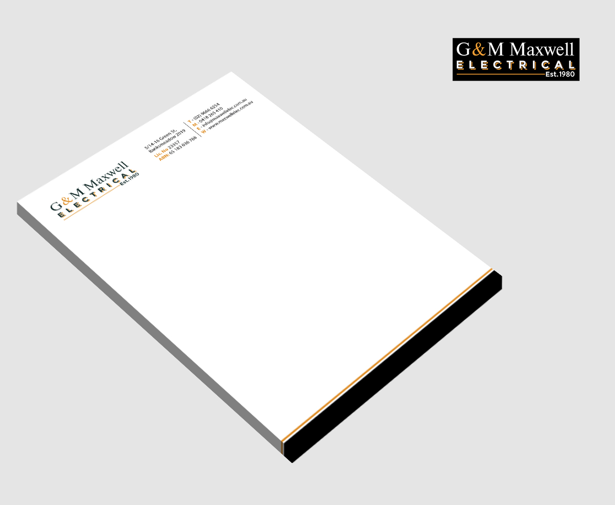 Letterhead Design by Sarmishtha Chattopadhyay_loginchange for this project | Design #11908787
