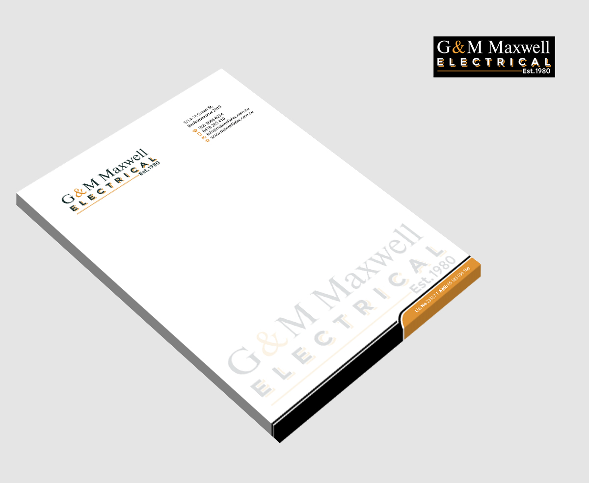 Letterhead Design by Sarmishtha Chattopadhyay_loginchange for this project | Design #11918322