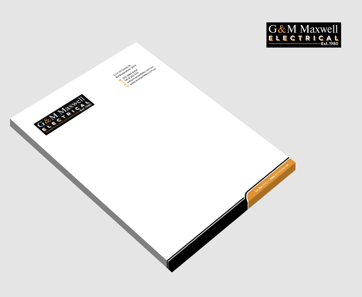Letterhead Design by Sarmishtha Chattopadhyay_loginchange for this project | Design #11918388