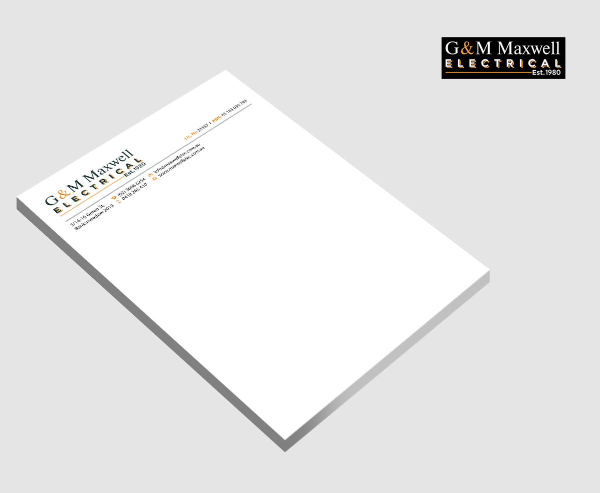 Letterhead Design by Sarmishtha Chattopadhyay_loginchange for this project | Design #11918793