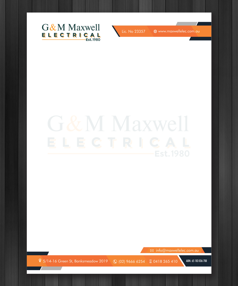 Letterhead Design by OwnDesign for this project | Design #11908780