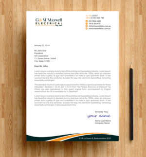 Letterhead Design by alpesh9520