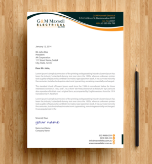 Letterhead Design by alpesh9520 for this project | Design: #11907291