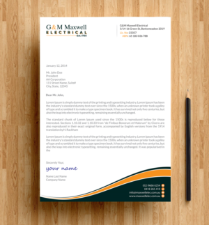 Letterhead Design by alpesh9520 for this project | Design: #11908992