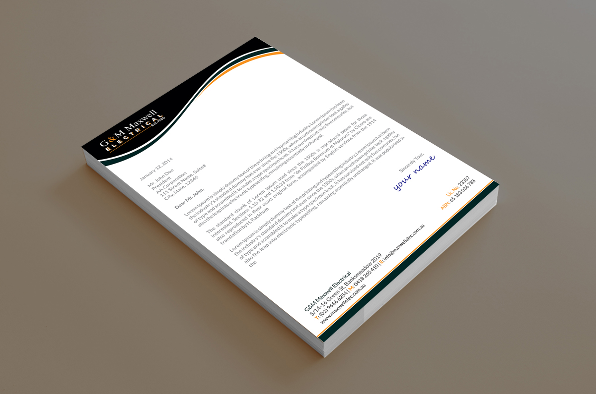 Diseño de Membrete por alpesh9520 para este proyecto | Diseño #11908994