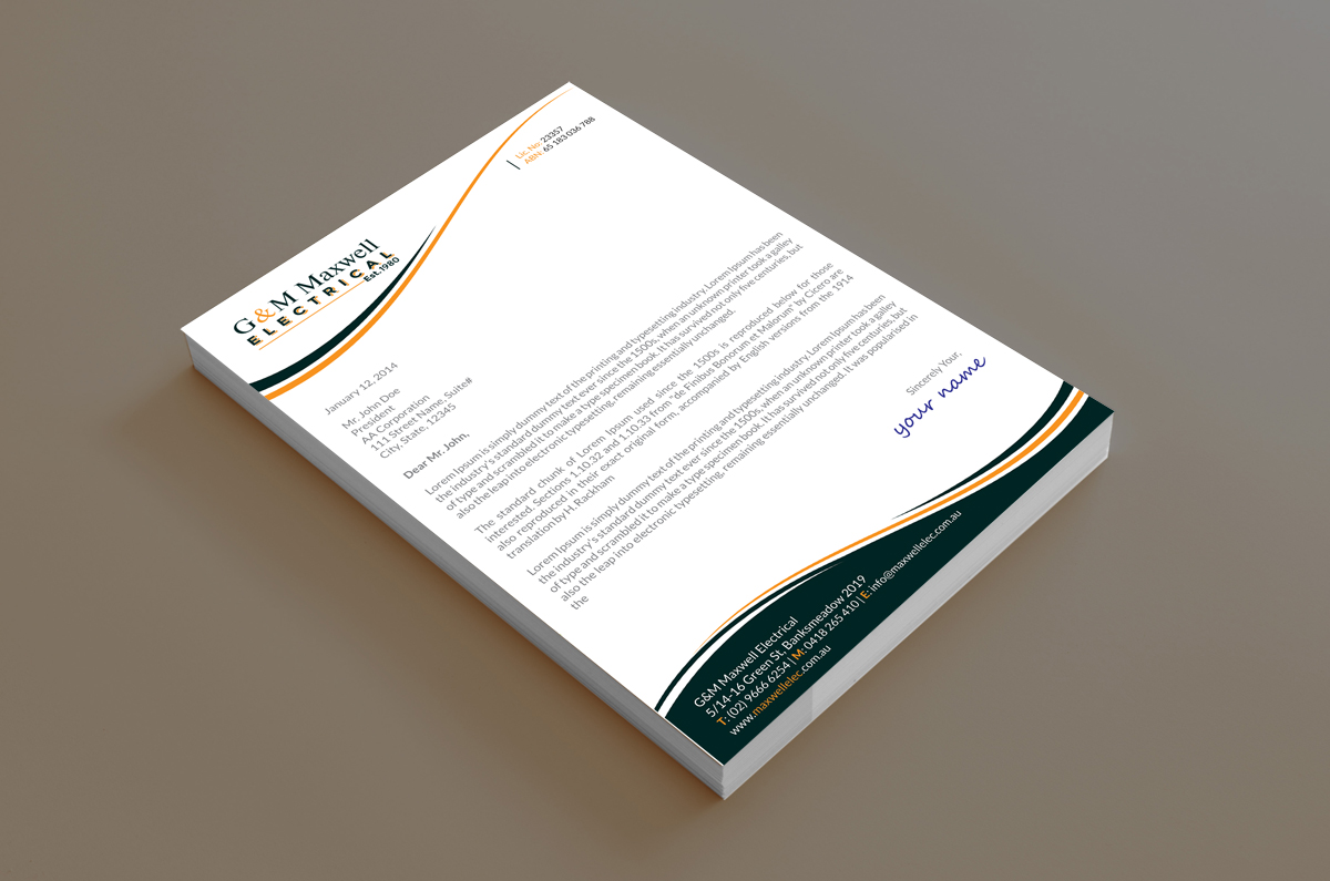 Diseño de Membrete por alpesh9520 para este proyecto | Diseño #11909690