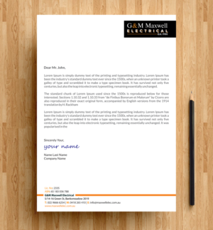 Letterhead Design by alpesh9520 for this project | Design: #11921487