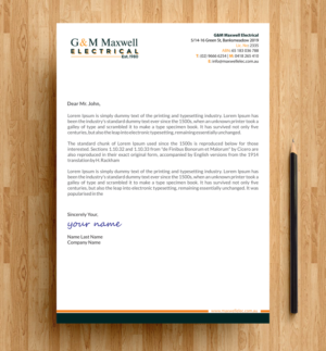 Letterhead Design by alpesh9520 for this project | Design: #11921514