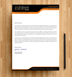 Letterhead Design by alpesh9520 for this project | Design: #11921515