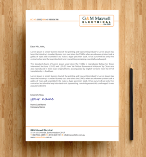 Letterhead Design by alpesh9520 for this project | Design: #11921516